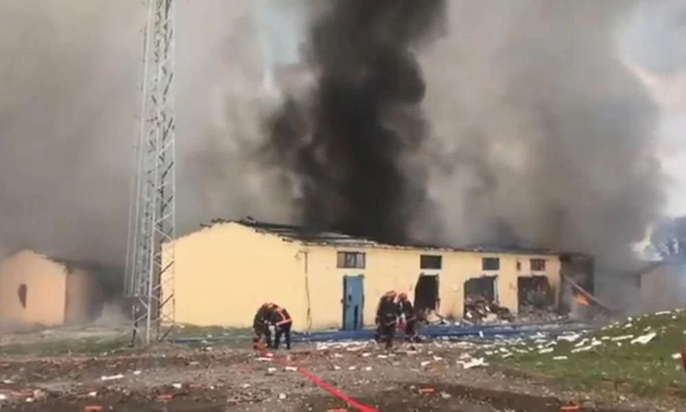 Έκρηξη σε εργοστάσιο πυροτεχνημάτων στην Τουρκία